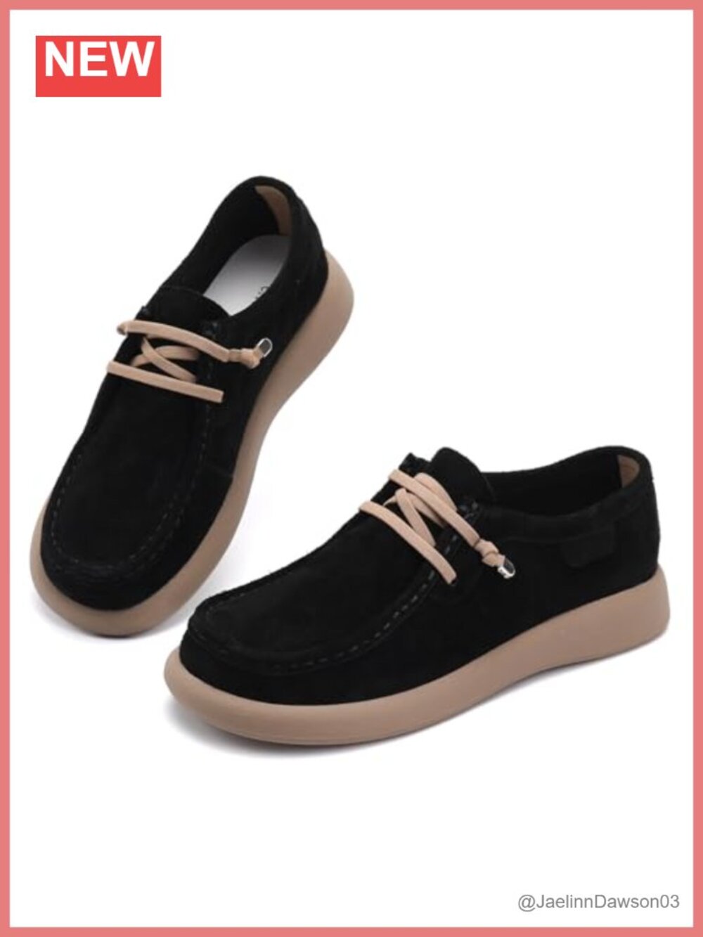 Women's Oxfords Leather Lace-Up Loafers Comfortable Dressy Business Shoes